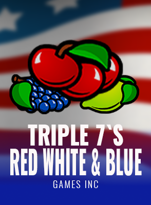 Triple 7 Red, White and Blue