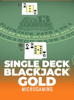 Single Deck Blackjack GOLD